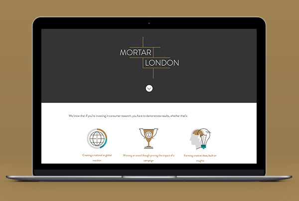 Mortar London Website by Aaron Buckley